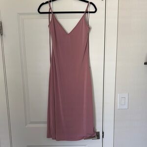 Lulu's Dusty Rose Strappy Dress